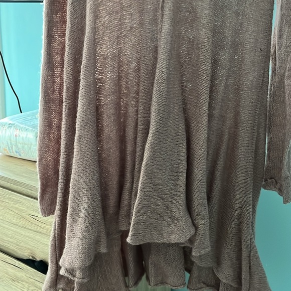 Free people size medium blush color sweater / midi dress - Picture 3 of 3